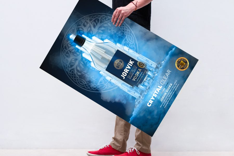 Jorvik Vodka Label Re-brand